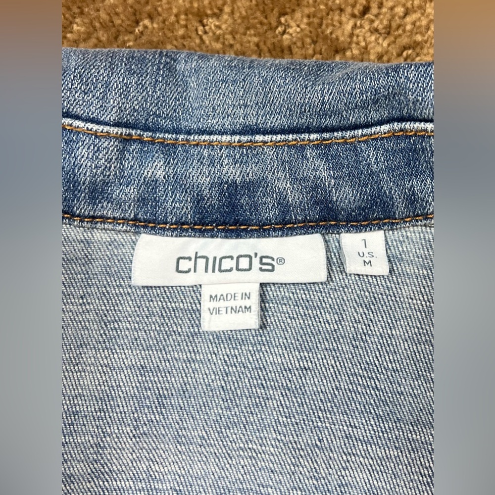 Chico’s women jean jacket - Picture 7 of 13